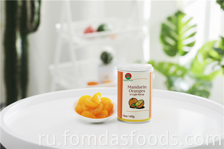 15OZ Canned Mandarin Orange Factory